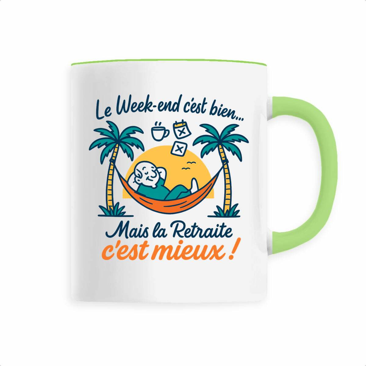 Mug céramique Retraite - face_0