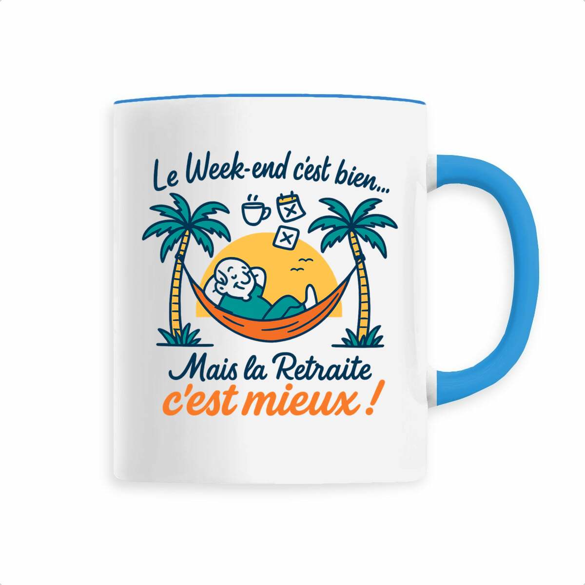 Mug céramique Retraite - face_1