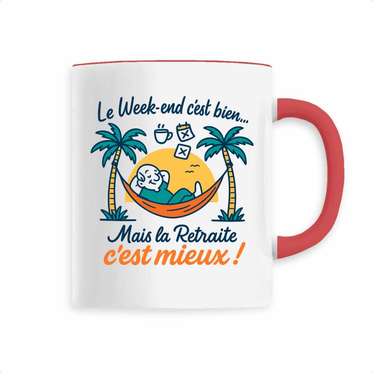 Mug céramique Retraite - face_2