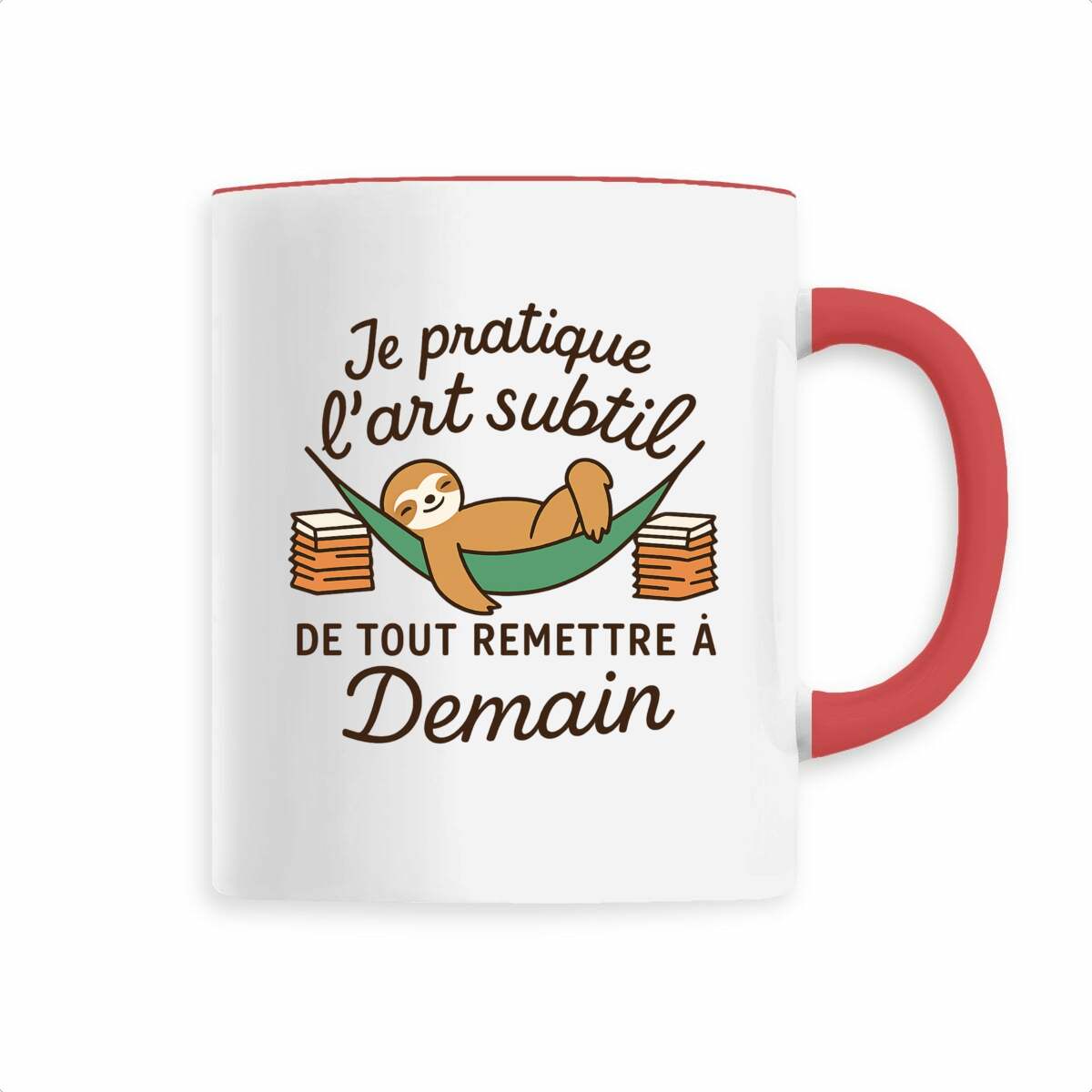 Mug céramique - Remettre à demain - face_2