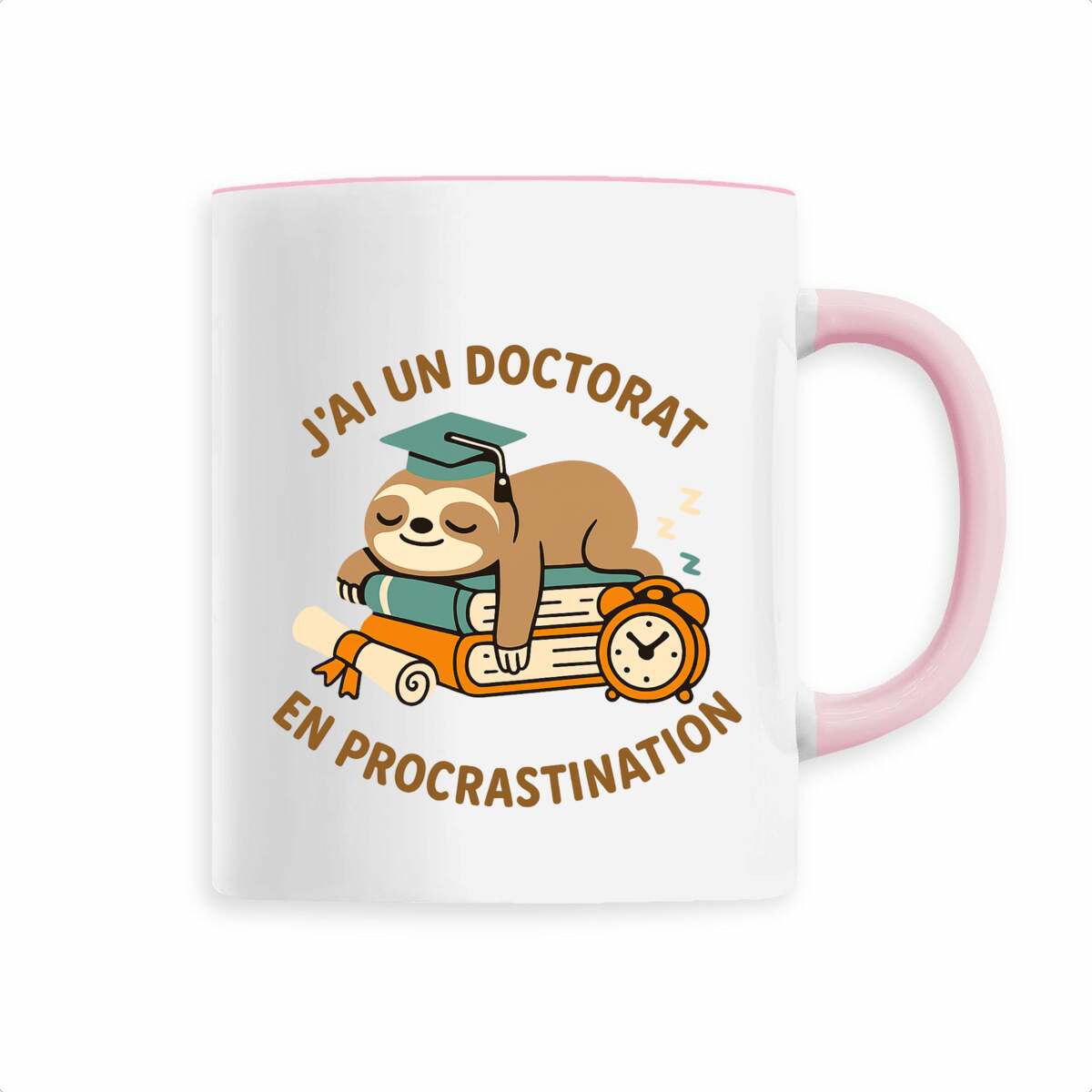 Mug céramique : Doctorat en procrastination - face_3