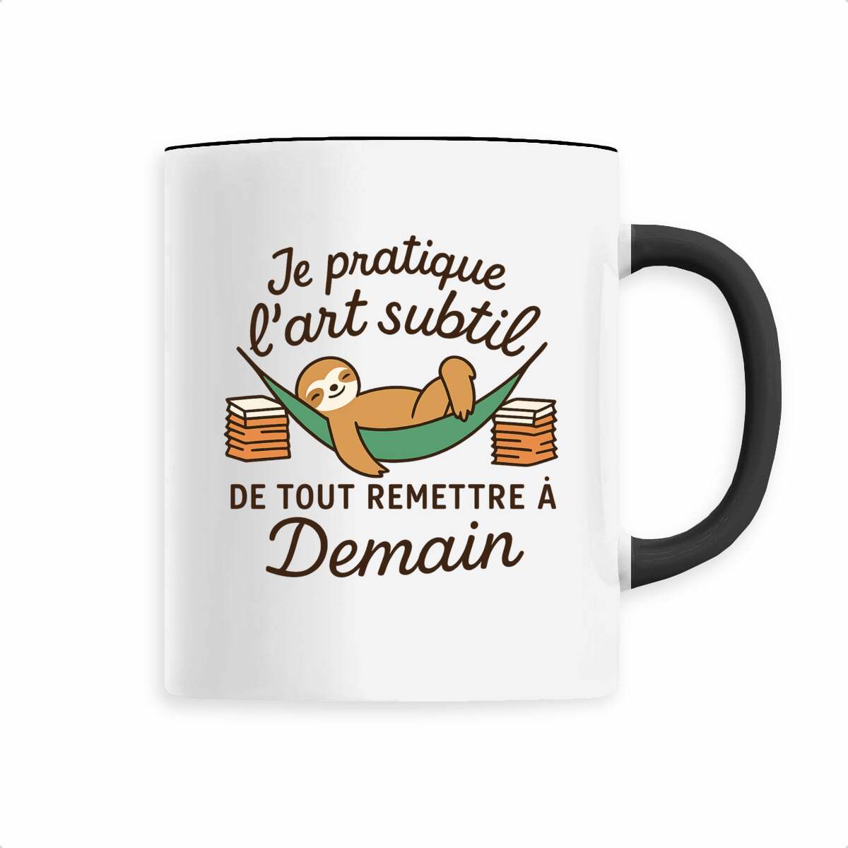 Mug céramique - Remettre à demain - face_4