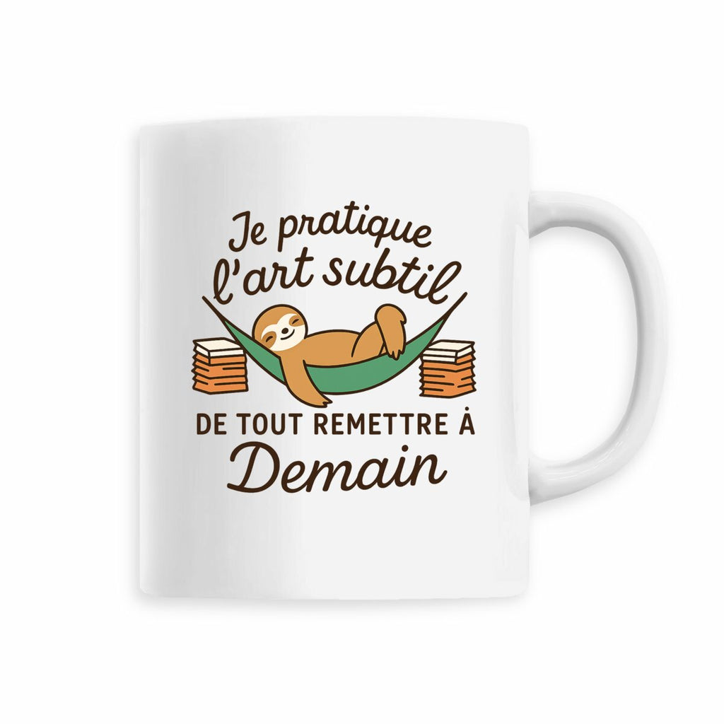 Mug céramique - Remettre à demain - face_5