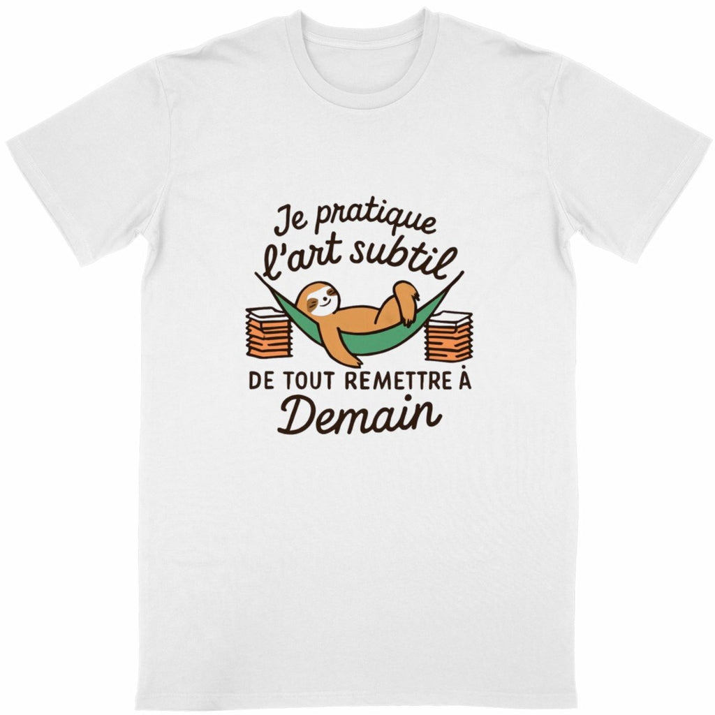 T-Shirt Art Subtil - face_blanc