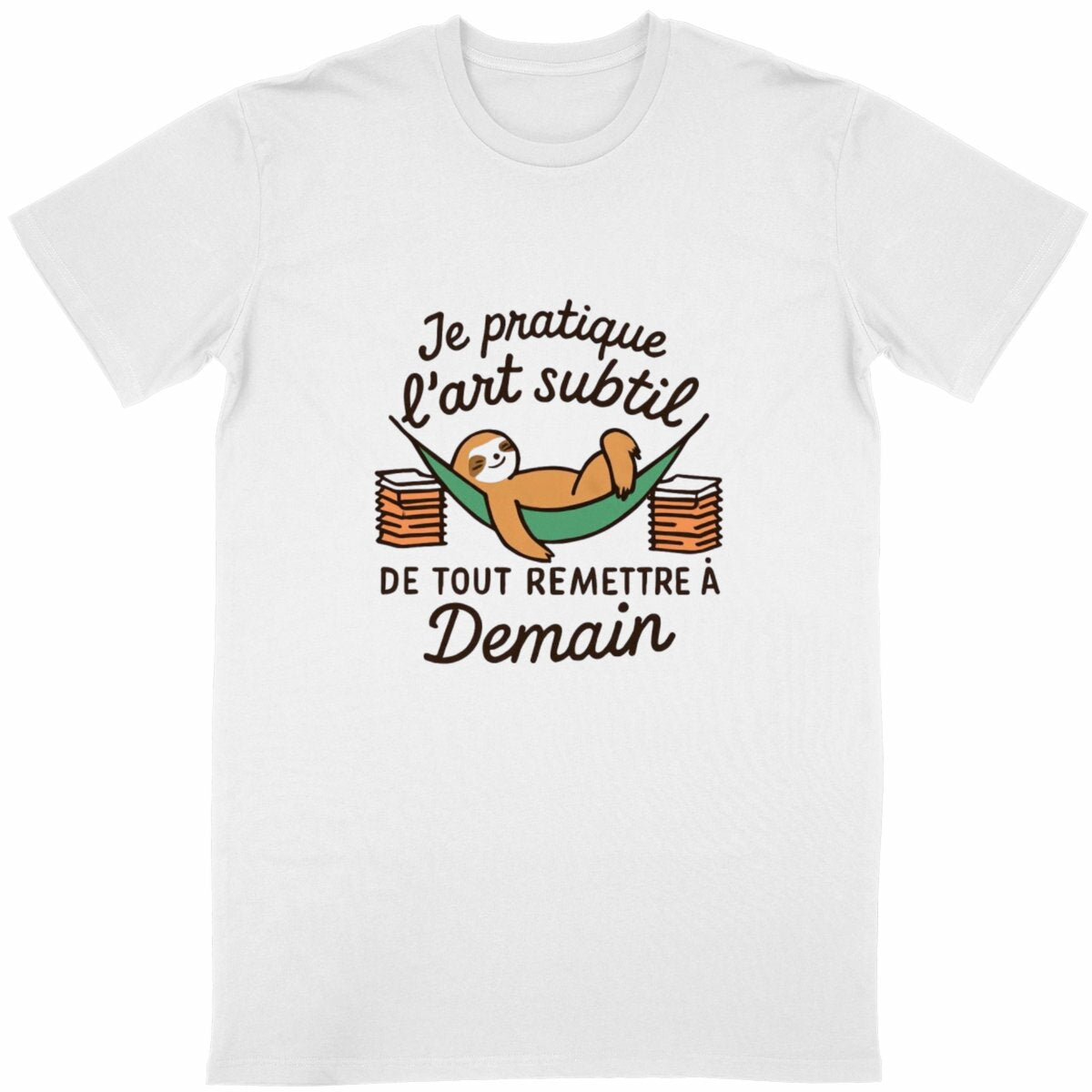 T-Shirt Art Subtil - face_blanc