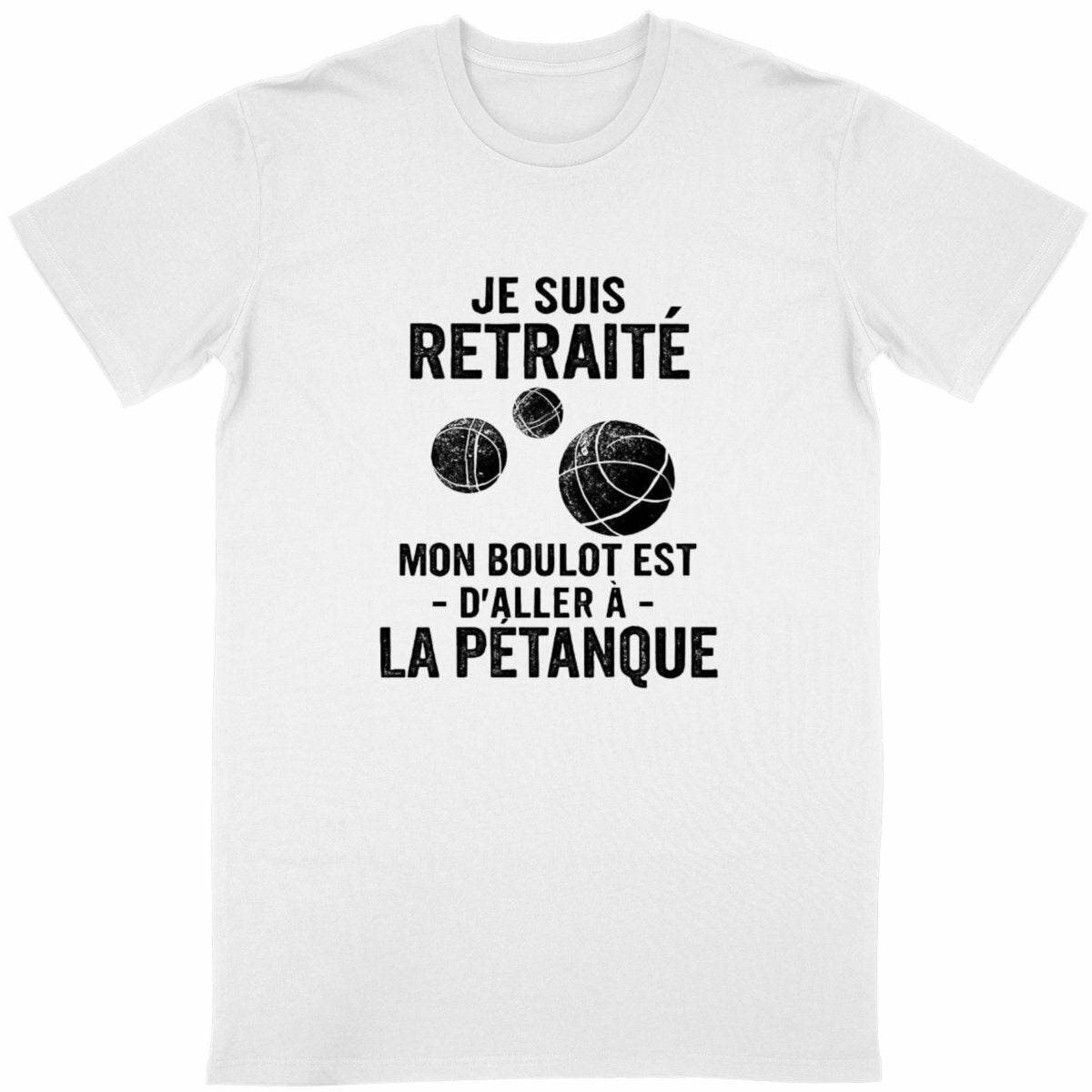 T-Shirt Retraite Pétanque - face_blanc