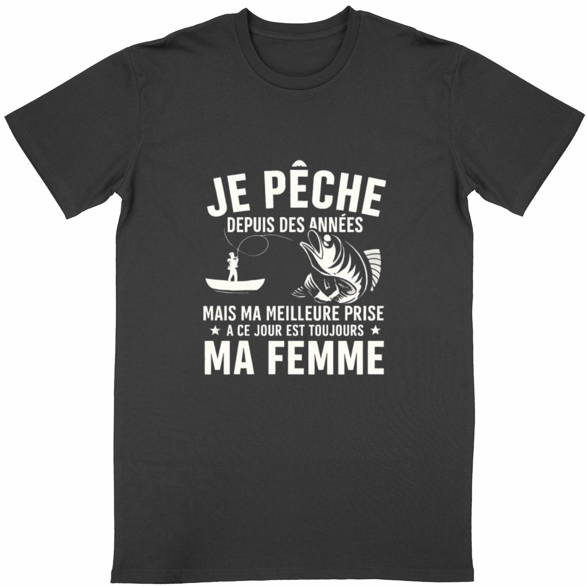 T-Shirt Meilleure Prise - face_noir