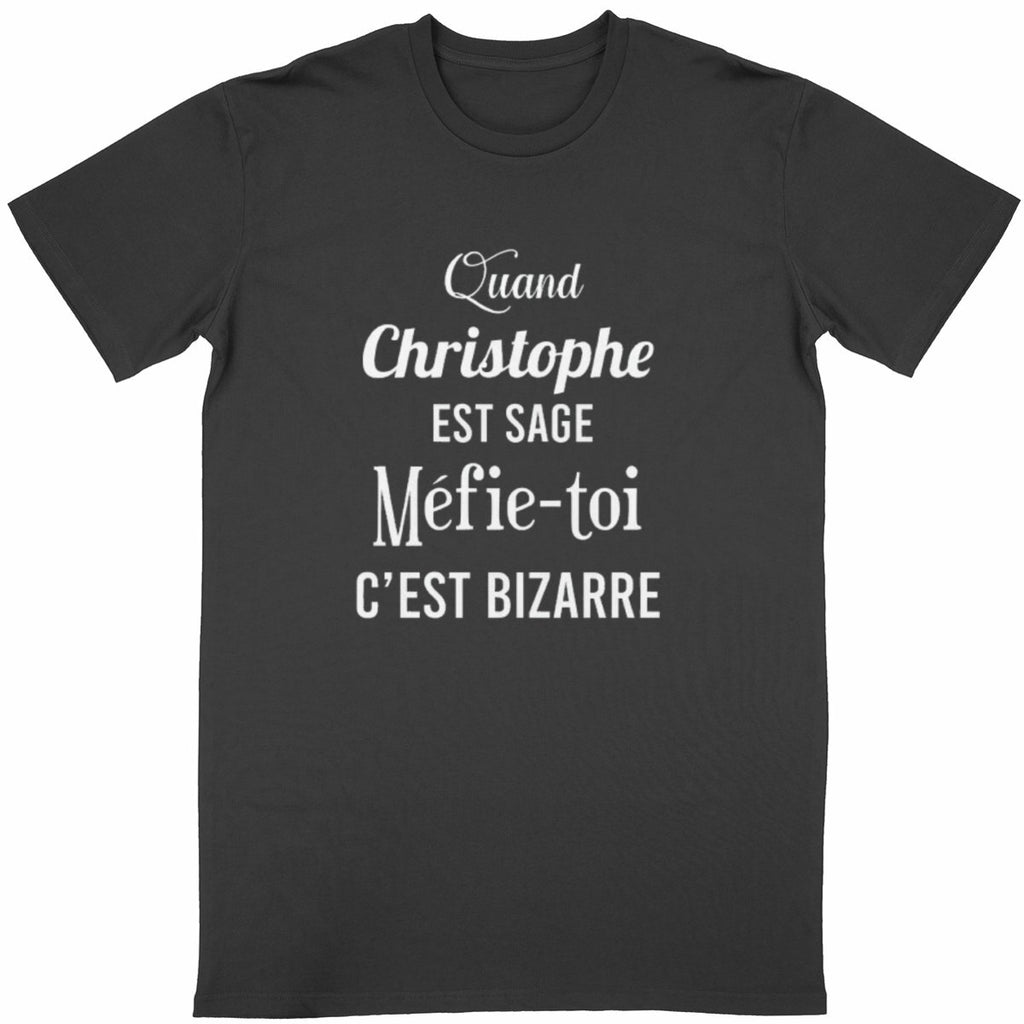 T-Shirt Christophe - face_noir