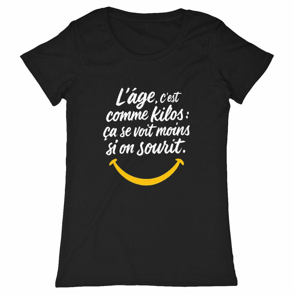 T-shirt Femme Kilos - face_noir